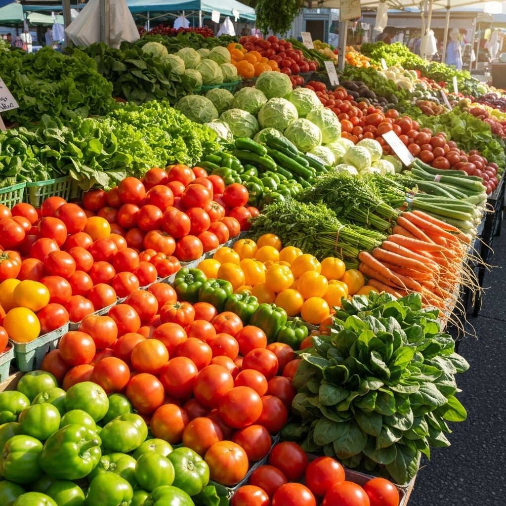Zöldségek sokfélesége